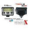 11x8CM PRÍDAVNÉ LED SVETLO NA PRACOVNÉ STROJE, OFFROAD, AUTÁ, LODE, 84W, 7560LM OFF84