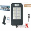 SOLÁRNA LAMPA 29CM, 128COBLED, 160W SO SNÍMAČOM POHYBU, DIAĽKOVÉ OVLÁDANIE HS8013C