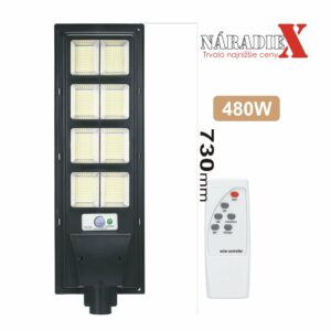 SOLÁRNA LED POULIČNA LAMPA 73CM, 320LED, 480W, LED POULIČNÉ SVETLO POHYBOVÝ SENZOR IP65 VODOTESNÉ VONKAJŠIE INTEGROVANÉ ZÁHRADNÉ SOLÁRNE POULIČNÉ SVETLO TOJ55