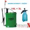 14L POSTREKOVAČ AKUMULÁTOROVÝ+MANUÁLNY 3L ROZPRŠOVAČ VERK VLS14AB+ND568