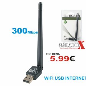 USB WIFI PRIJIMAČ INTERNETOVEHO SIGNALU USB WIFI 802.11N 300Mbps
