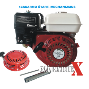 6,5HP BENZÍNOVÝ MOTOR 4TAKT 20MM GF0163+štartoavcí mechanizmus