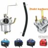 KARBURÁTOR PRE 2-TAKTNÉ BENZÍNOVÉ MOTORY, ELEKTROCENTRALY ND525