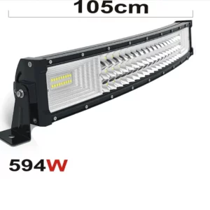 105CM ZAOBLENE PRÍDAVNÉ LED SVETLO NA PRACOVNÉ STROJE, OFFROAD, AUTÁ, LODE, 594W, 95040LM, 94588