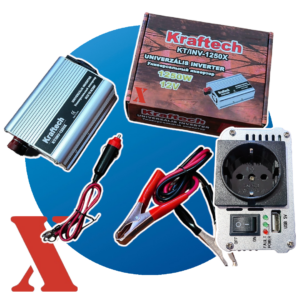 KRAFTECH MENIČ NAPÄTIA 12-220V 1250W KT/INV-1250X
