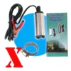 12V DC MINI ELEKTRICKÉ PONORNÉ ČERPADLO 175X52MM, UNIVERZÁLNE ELEKTRICKÉ ČERPADLO NA PREČERPÁVANIE NAFTY A VODY, 63577