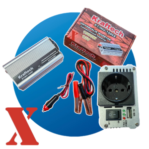 KRAFTECH MENIČ NAPÄTIA 12-220V 1500W KT/INV-1500X