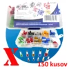 150KS SADA KÁBLOVÝCH KONCOVIEK A KONEKTOROV, EX3263