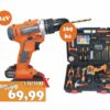 169KS SADA AKU SKRUTKOVAČ A VŔTAČKA HAINA 24V , 2X BATÉRIA LI-ION HB6367