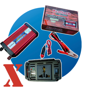 KRAFTECH MENIČ NAPÄTIA 12-220V 2000W KT/INV-2000X