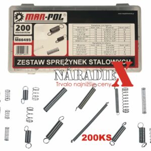 200KS SADA OCEĽOVÉ PRUŽINY MAR-POL M66495