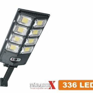 SOLÁRNA LED POULIČNA LAMPA 43CM, 420LED, 200W,LED POULIČNÉ SVETLO POHYBOVÝ SENZOR IP65 VODOTESNÉ VONKAJŠIE INTEGROVANÉ ZÁHRADNÉ SOLÁRNE POULIČNÉ SVETLO W789BA-4