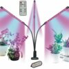 LED GROW LIGHT 3-RAMENNÁ 30W LED-SMD LAMPA SVETLO NA PESTOVANIE RASTLÍN, ČASOVAČ AUTOMATICKÉHO ZAPNUTIA A VYPNUTIA 3/9/12H, STMIEVATEĽNÝ JAS 10-100% A 3 REŽIMY OSVETLENIA T005
