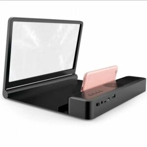 3D LUPA MOBILNÉHO TELEFÓNU S REPRODUKTOROM BLUETOOTH (Biela) B18