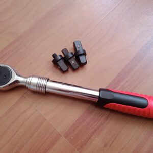 3v1 TELESKOPICKÁ RAČŇA 1/2″,3/8" a 1/4" DĹŽKA 315-460MM, L/P, EP0377