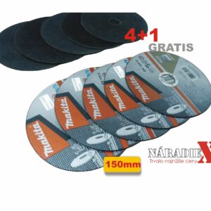 4+1 MAKITA REZNY KOTÚČ 150x1,6x22,23MM, NEREZ , B-12251
