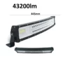 44.5CM PRÍDAVNÉ LED SVETLO NA PRACOVNÉ STROJE, OFFROAD, AUTÁ, LODE, 270W, 43200LM 94582