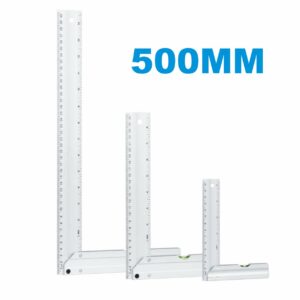 500MM PRAVOUHLÉ HLINÍKOVÉ PRAVÍTKO S VODOVÁHOU ND169