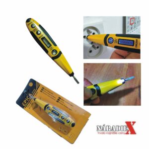 Digitálny tester napätia skúšačka AC/DC , 12-250V LED PROFI EP60594