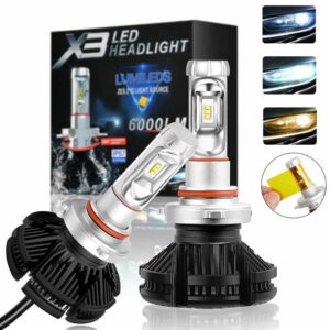 H7 LED AUTOŽIAROVKY S CHLADENIM 2KS H7, 2X 25W 6000LM H725W