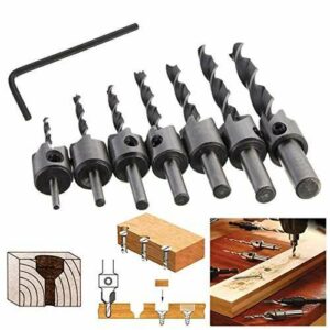 7KS SÚPRAVA ZÁPUSTNÝCH VRTÁKOV HSS 5-ZUBÝ 3MM-10MM 12087
