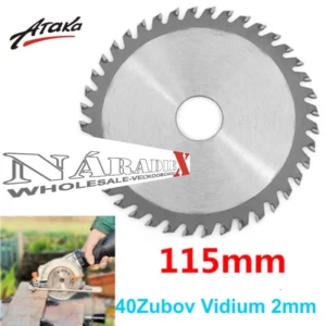 ATAKA RUSKY REZNÝ KOTÚČ NA DREVO VIDIOVY 115MM, 22MM,40Z AT115V