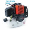 BENZINOVY MOTOR PRE ČLN 2TAKT 6,5HP, 4,3KW, 73CC KT/SSZ-680X,ND266