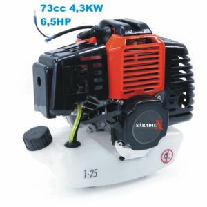 BENZINOVY MOTOR PRE ČLN 2TAKT 6,5HP, 4,3KW, 73CC KT/SSZ-680X,ND266