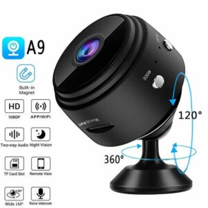 BEZDROTOVA IP MINI WIFI KAMERA, PRENOS ZVUKU, DETEKCIA POHYBU A9