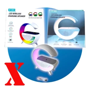 BEZDRÔTOVÁ NABÍJACIA ATMOSFERICKÁ LAMPA S REPRODUKTOROM, BLUETOOTH FM RADIO, 6-FARIEB, OSVETLENIE PRE SPÁLŇU, KANCELÁRIU, BT-2301