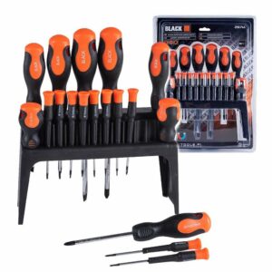 BLACK 18KS SADA MAGNETICKYCH SKRUTKOVAČOV V DRŽIAKU 28714