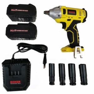 BOXER 20,4V 5,0AH AKUMULÁTOROVÝ RÁZOVÝ UŤAHOVÁK S 2 BATÉRIAMI 250NM SR-022