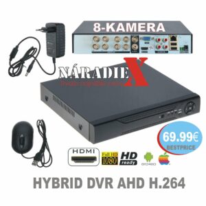CCTV DVR HYBRID REKORDER 8-KANALOVY AHD CCTVBOX8