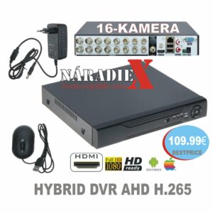CCTV DVR HYBRID REKORDER 16-KANALOVY AHD CCTVBOX16