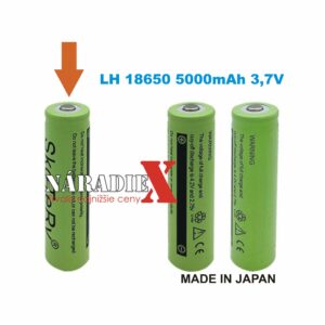 CEDAR NABÍJACIA BATÉRIA LI-ION 5000 MAH, 3,7 V, LH 18650