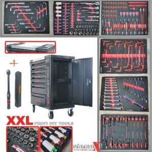 DIYTOOLS XXL DIELENSKÝ VOZÍK S NÁRADÍM 7+1 PROFESIONAL DIY7