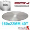 EDN GERMANY REZNÝ KOTÚČ NA DREVO HSS160MM, 22MM,40Z EDN160