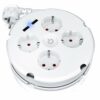 ELEKTRICKÁ SMART PREDLŽOVAČKA S PREPÄŤOVOU OCHRANOU 2M, 4X230V, 2xUSB, T3178
