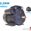 ELEKTRICKÝ MOTOR 1-FAZOVY 2,2kW 1500/OTÁČKOVÝ S REMENICOU A221500