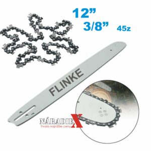 3/8″ FLINKE UNIVERZALNA VODIACA LIŠTA PRE MOTOROVÉ PÍLY+2KS REŤAZ 35CM 12″ ND184