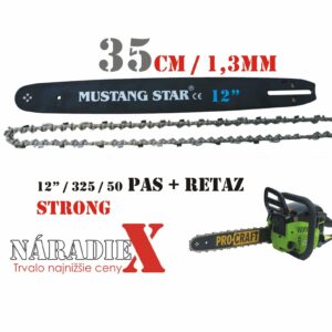 12“ NÁHRADNÁ REŤAZ PRE BENZÍNOVÚ PÍLU + VODIACI PAS, 325, 50ZUB ND606