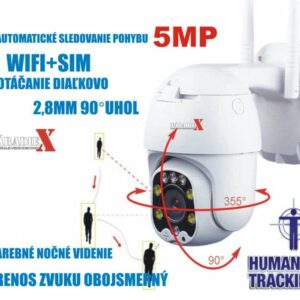 HD BEZPEČNOSTNÁ KAMERA NA SIM KARTU 5MPX WIFI ZOOM 5X 5XZOOM B8D