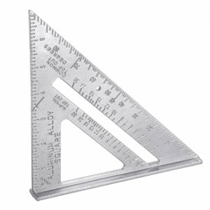 STAVBÁRSKE PRAVÍTKO TROJUHOLNÍK VIACFUNKČNÝ HLINÍKOVÝ 180X250MM ND1651