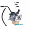 KARBURÁTOR PRE 4 TAKTNÉ BENZÍNOVÉ MOTORY 6,5-7,5HP ND524