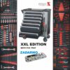 KRAFTDEKKER GERMANY DIELENSKÝ XXL VOZÍK S NÁRADÍM 7+1 PREMIUM S KOVOVOU PRACOVNOU PLOCHOU KD7XXL