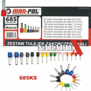 KRIMPLOVACIE DUTINKY PRE KABLE 685KS SADA M66526