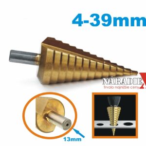 KUŽEĽOVÝ, STUPŇOVY, STROMČEKOVY VRTÁK 4-39MM 04802