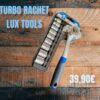 LUX TOOLS SADA NÁSTRČNÝCH KĽÚČOV 3/8" 11KS A TURBO SPEED RAČŇA 510081