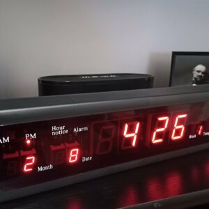 LED DIGITALNE HODINY ČERVENA+ZELENA JH808