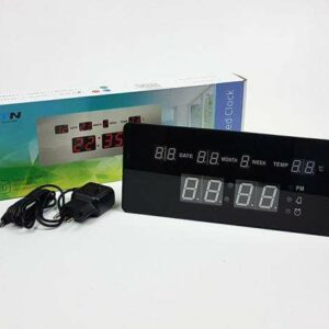 LED DIGITALNE ULTRA TENKE HODINY ČERVENA TL2512